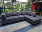 Sofá NUEVO Seccional Chaise Derecho Color grafito   - Miniatura 3