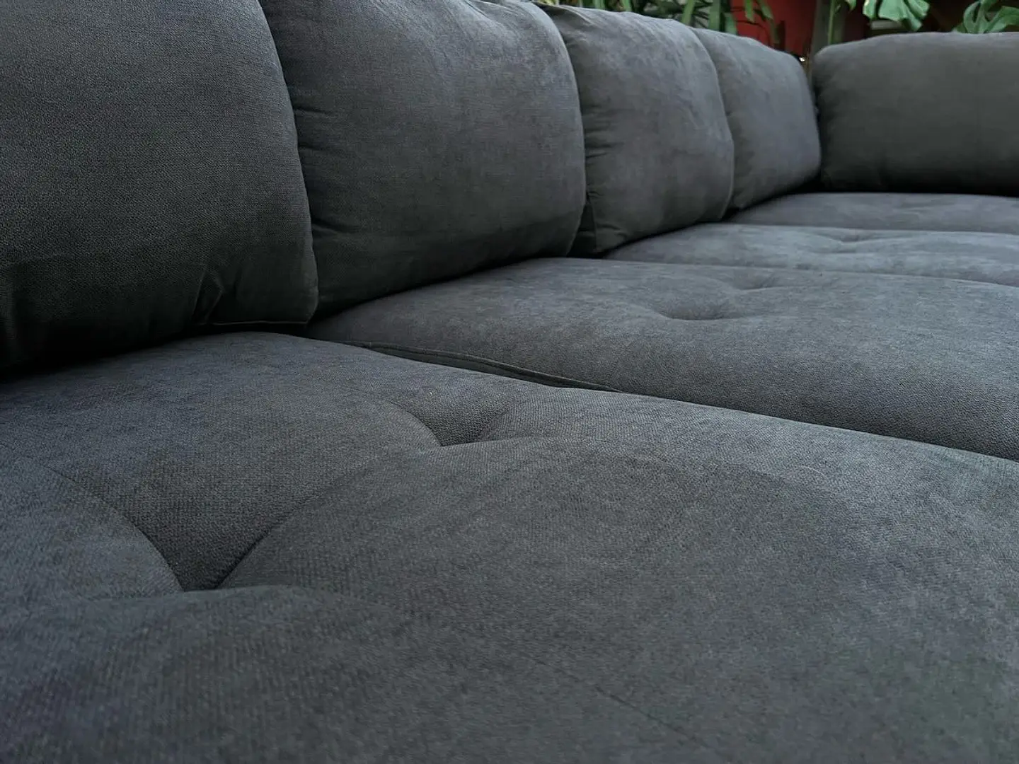 Sofá NUEVO Seccional Chaise Derecho Color grafito   4