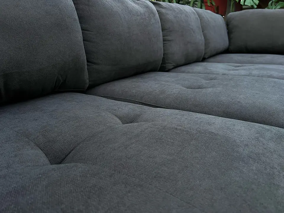Sofá NUEVO Seccional Chaise Derecho Color grafito   4