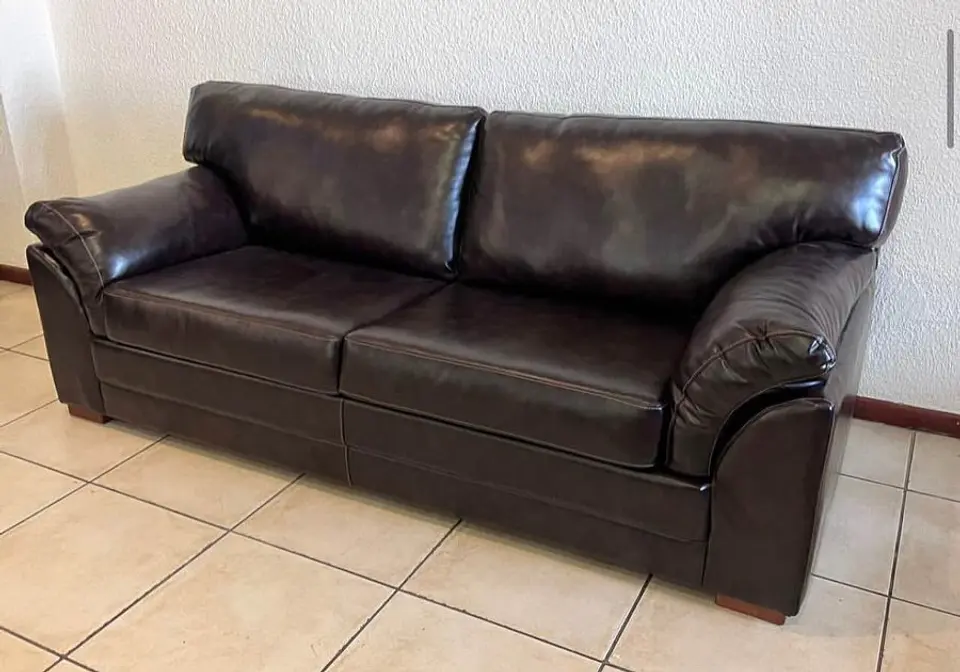 Sofá rosen clermont 3 cuerpos Nuevo sin uso Tapiz PU   2