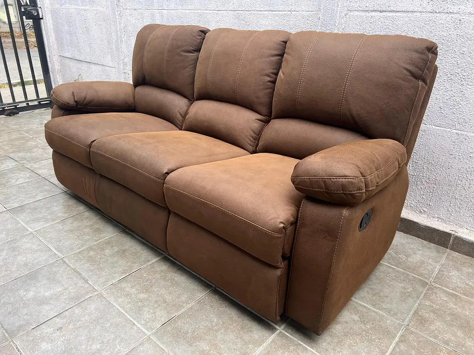 Sofá reclinable rosen Nuevo Modelo archie 3 cuerpos 208x99x100cm   3