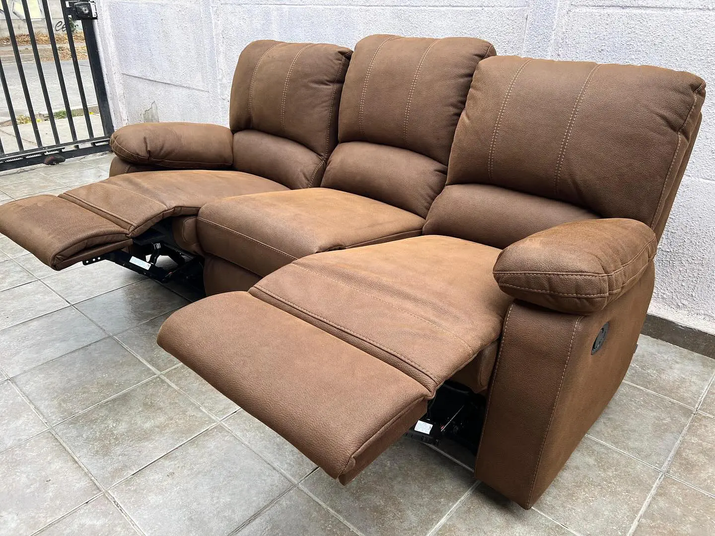 Sofá reclinable rosen Nuevo Modelo archie 3 cuerpos 208x99x100cm   6