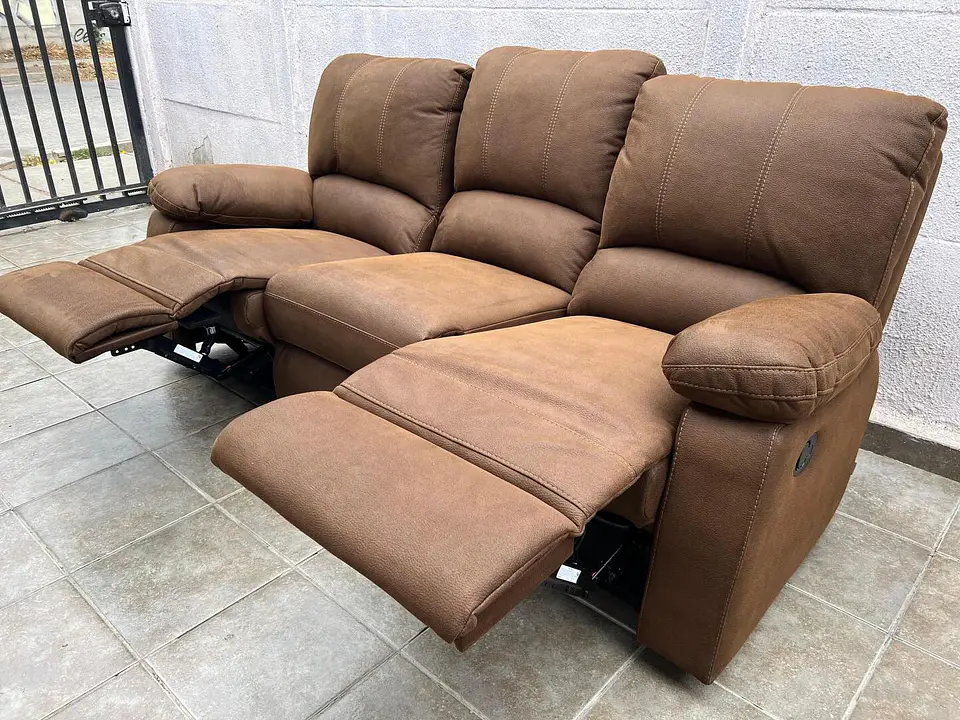 Sofá reclinable rosen Nuevo Modelo archie 3 cuerpos 208x99x100cm   6