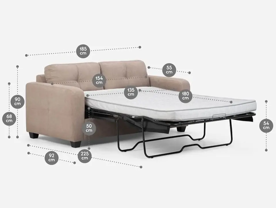 Sofá Cama Rosen Valentino de 2 Cuerpos 11