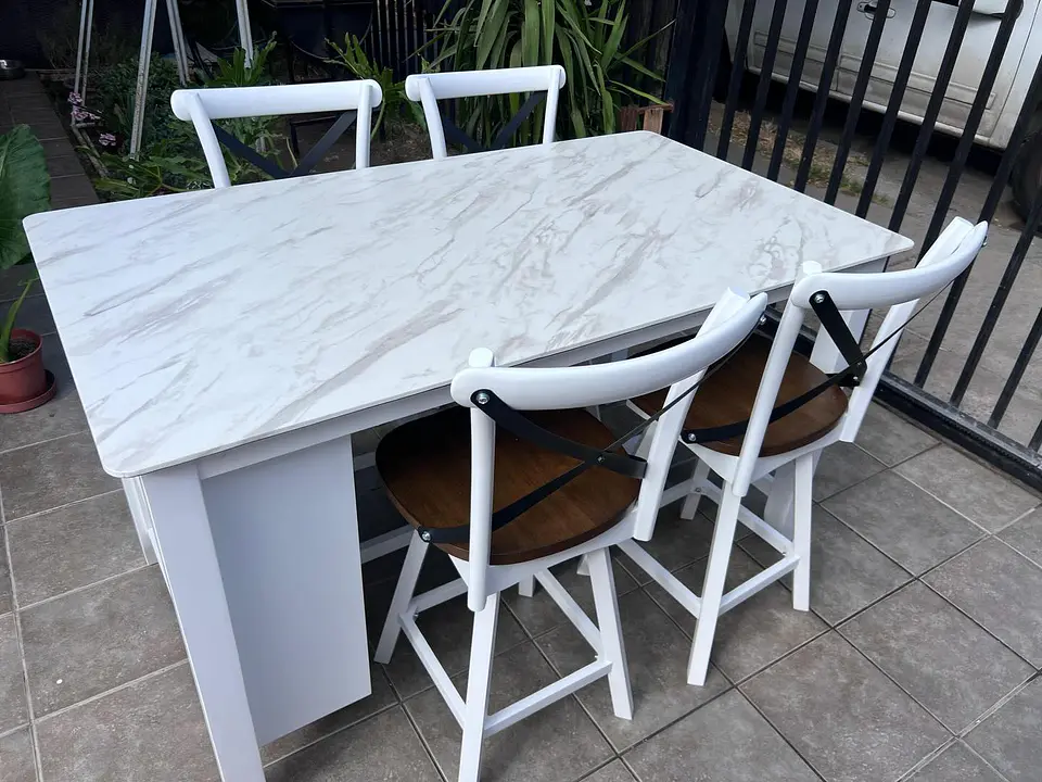 JUEGO DE COMEDOR  RIPLEY HOME STOOL 4 SILLAS   3