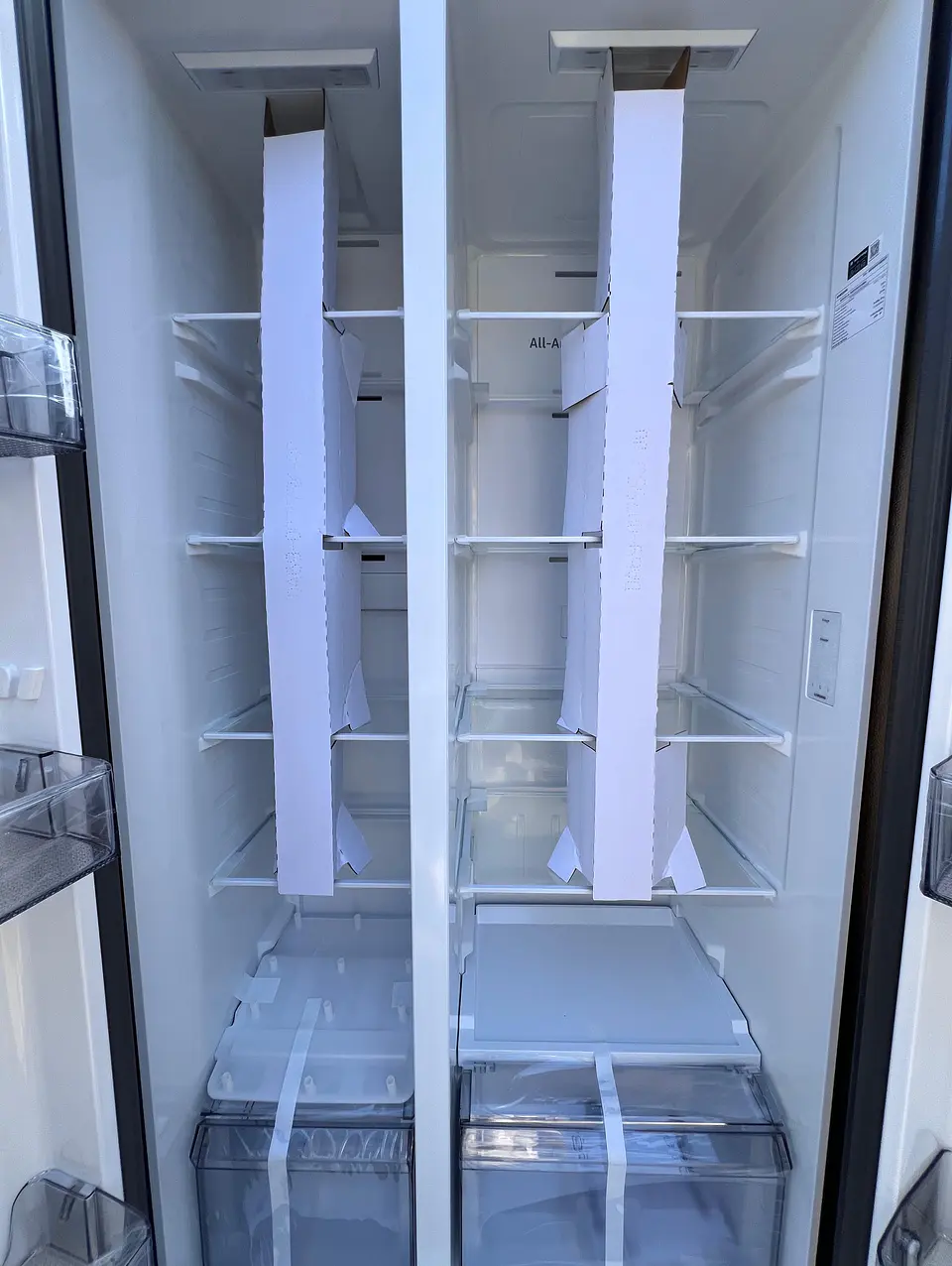 Refrigerador Samsung SBS nuevo dispensador de agua fría Black edition Nuevo sin uso  10
