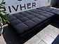 Sofá cama seccional intercambiable NUEVO Modelo globe negro 248x170x78  - Miniatura 4