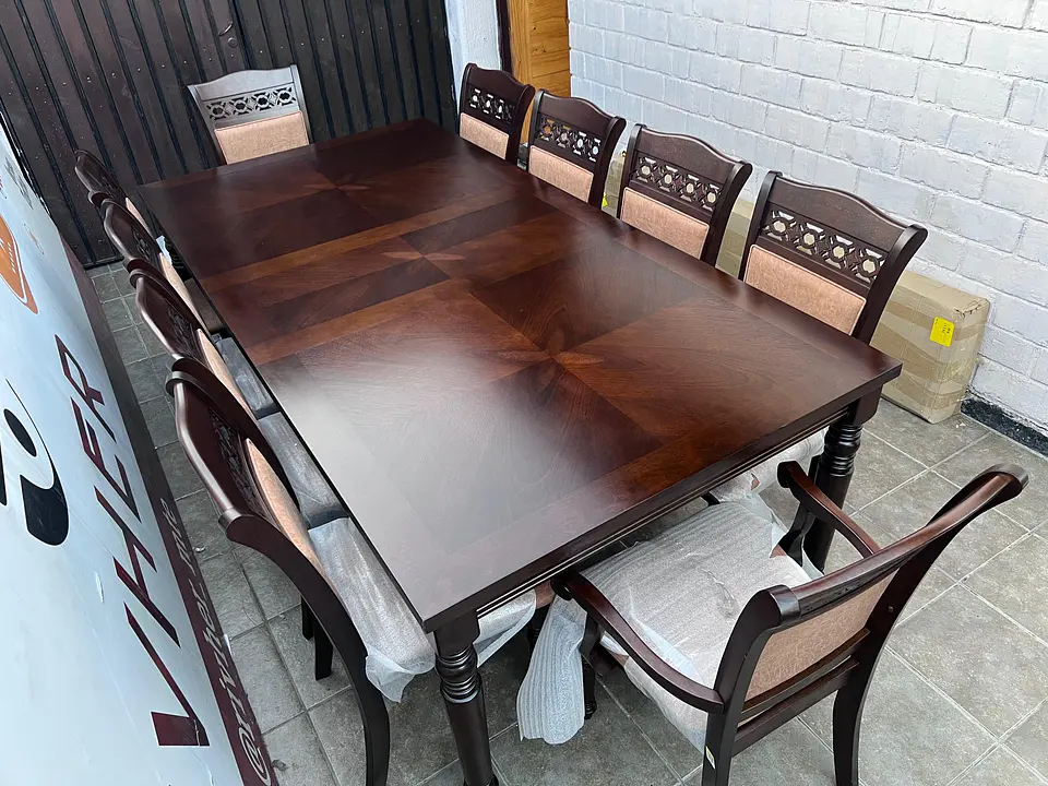 Juego de comedor NUEVO CIC GRAND LE BLANC 8 sillas 2 sitiales 3