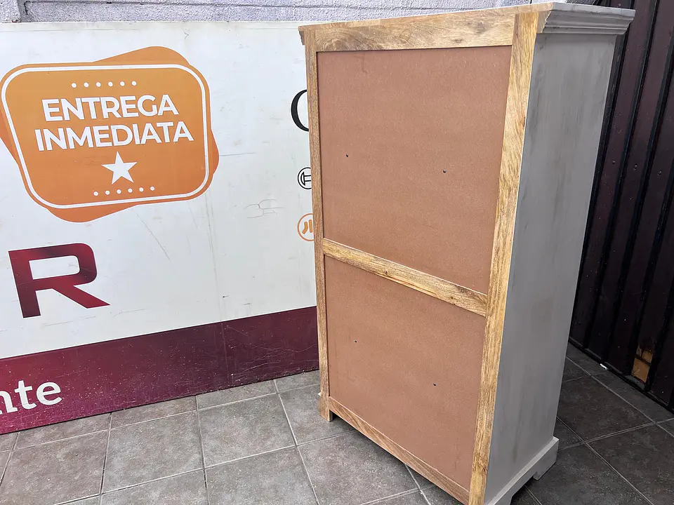 Gabinete Umbrale Home New Zoe 145x80x45cm 100% madera de mango Nuevo sin uso  6
