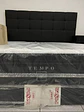 Cama King ROSEN Tempo + Set Issey negro 1.8x2.0mt Incluye respaldo y veladores Todo original nuevo sellado y en caja  - Miniatura 3