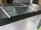 Comedor terraza exterior aluminio EXTENSIBLE 4 sillas 2 sitiales Mesa cubierta vidrio templado  - Miniatura 5