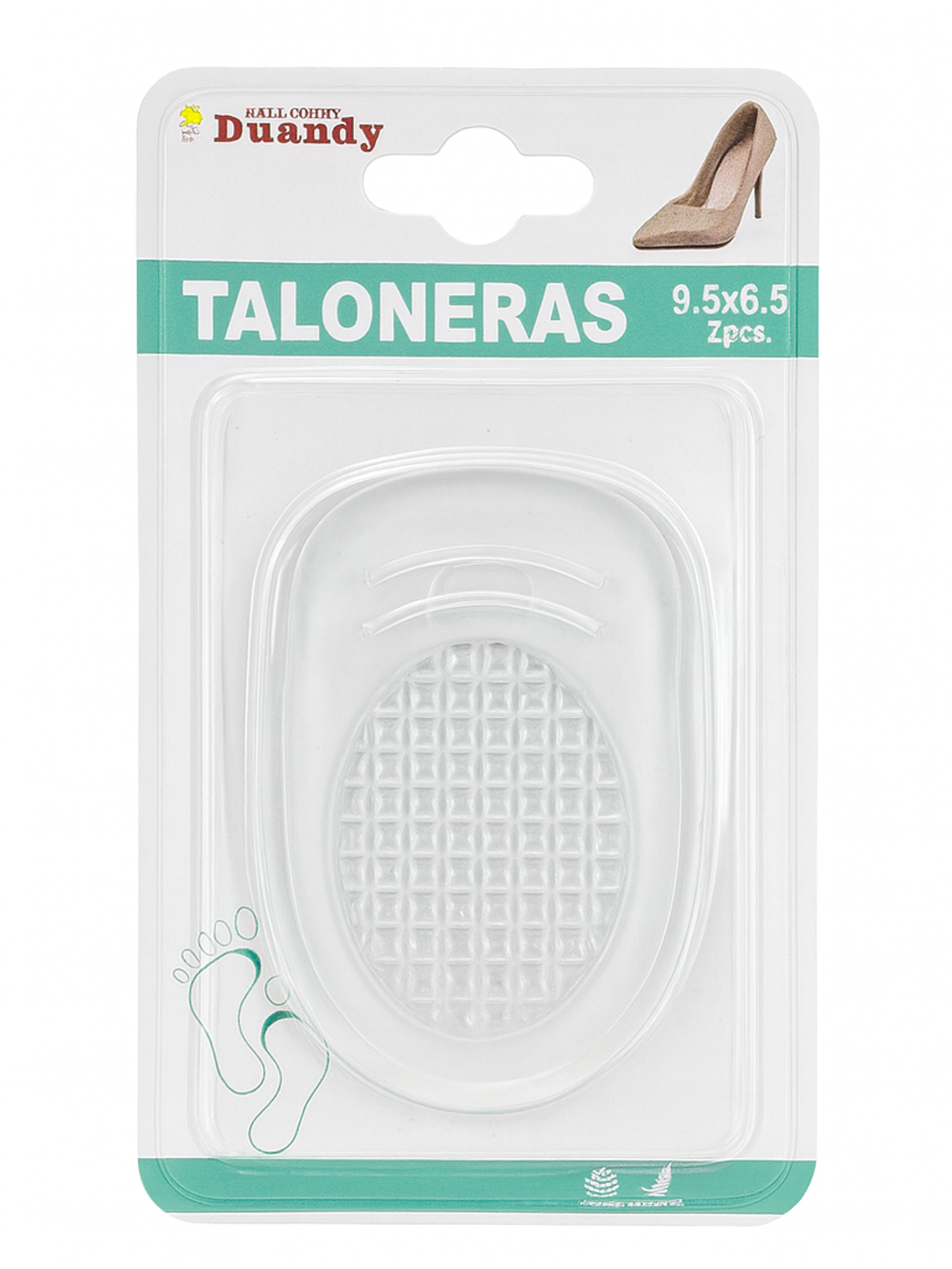 Taloneras de Gel Silicona Antideslizante – 2 Unidades 1