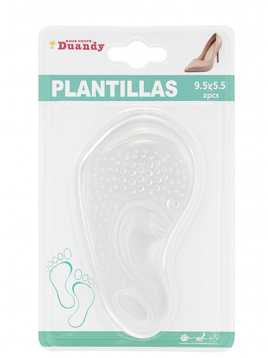 Plantillas de Gel Silicona Antideslizante – 2 Unidades 1