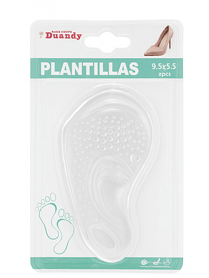 Plantillas de Gel Silicona Antideslizante – 2 Unidades