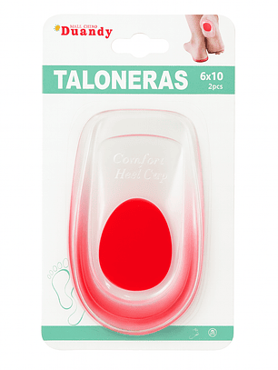 Taloneras de Gel con Amortiguador Central – 2 Unidades