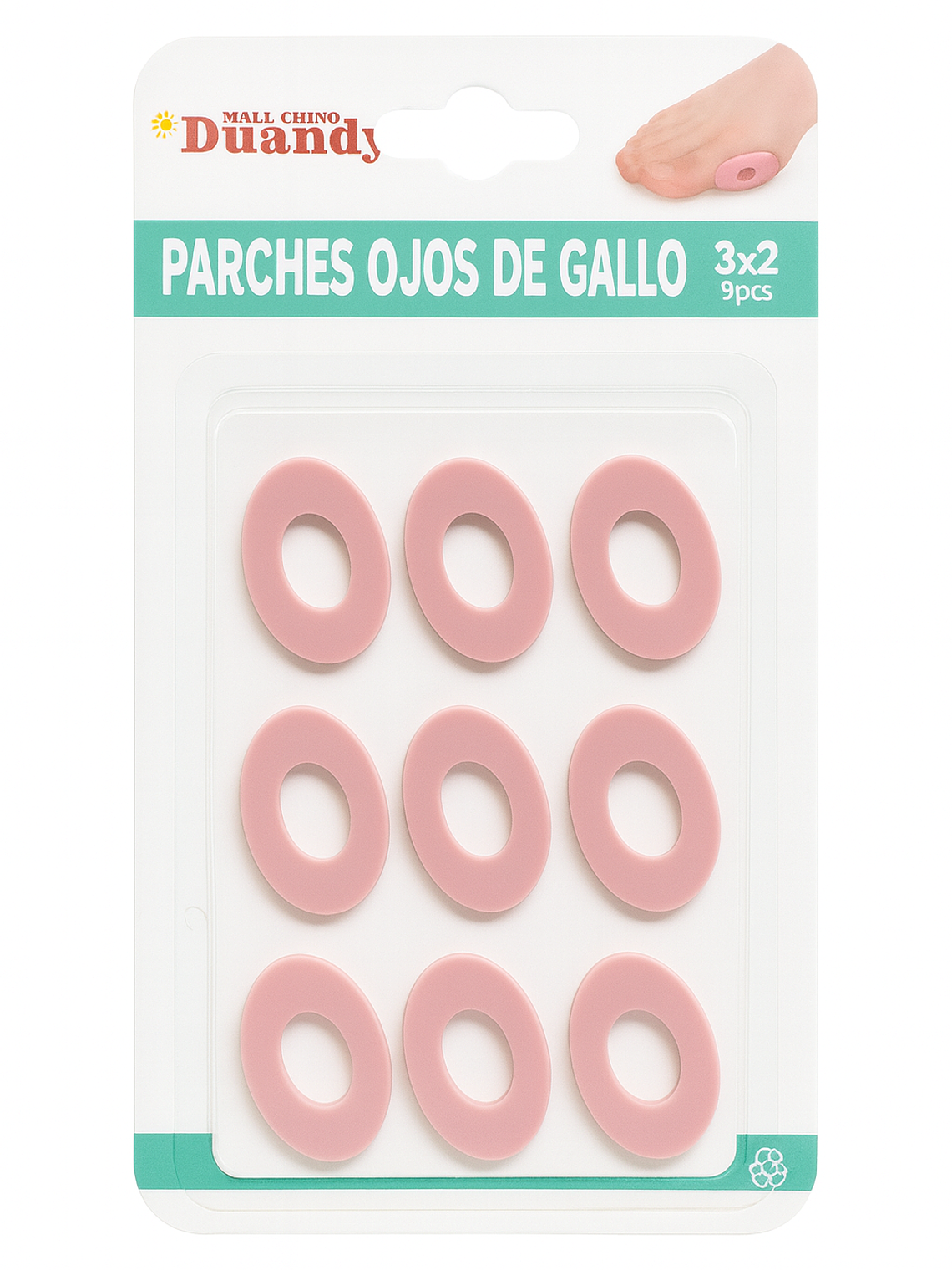 Parches Ojos de Gallo – 9 Unidades 1
