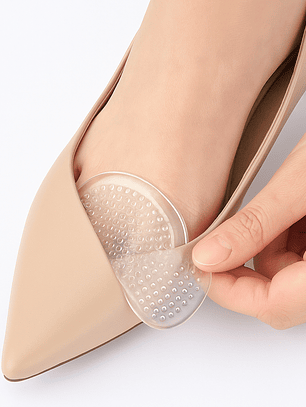 Medias Plantillas de Gel Transparente – 2 Unidades