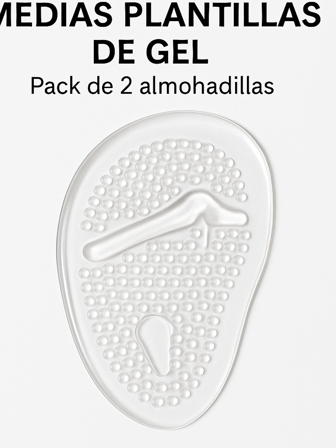 Medias Plantillas de Gel Transparente – 2 Unidades 3