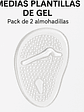 Medias Plantillas de Gel Transparente – 2 Unidades - Miniatura 3
