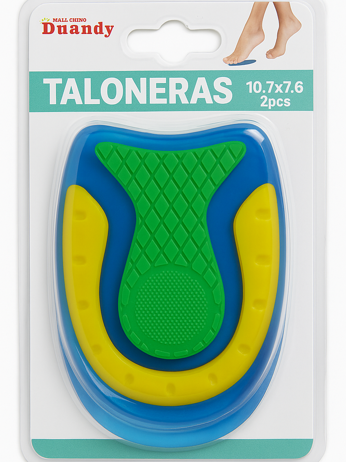 Taloneras de Gel Duandy (10.7 x 7.6 cm, 2 piezas) 1
