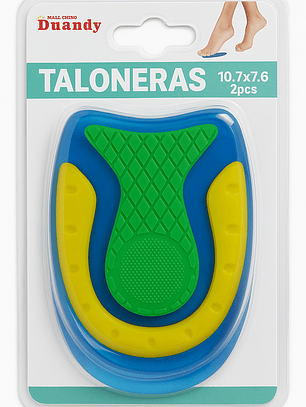Taloneras de Gel Duandy (10.7 x 7.6 cm, 2 piezas)