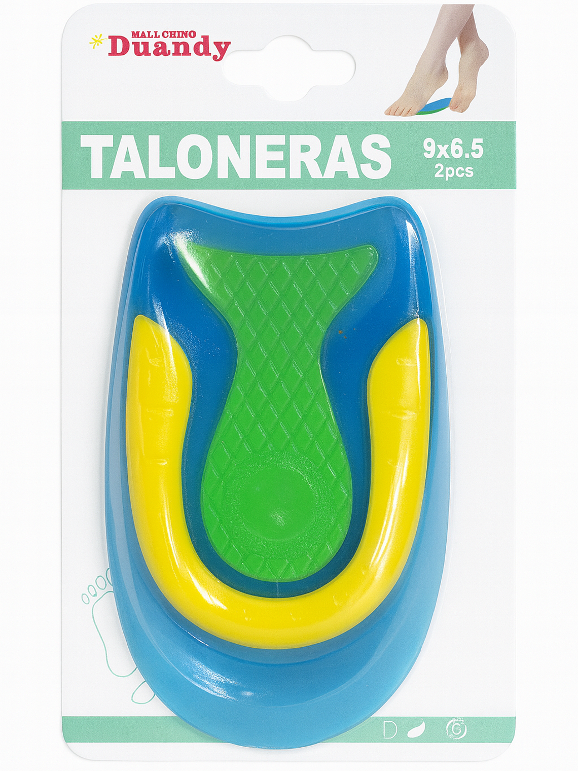 Taloneras de Gel (9 x 6.5 cm, 2 piezas) 1