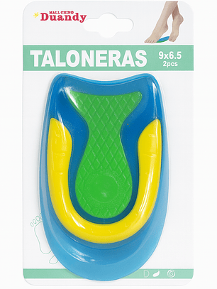 Taloneras de Gel (9 x 6.5 cm, 2 piezas)