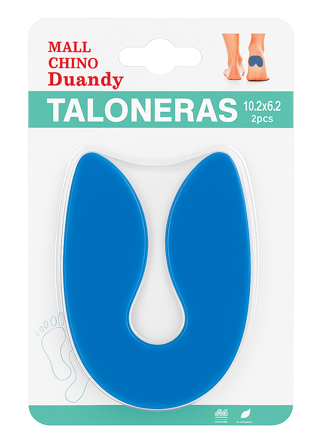 Taloneras de gel 10.2x6.2 2pcs  1