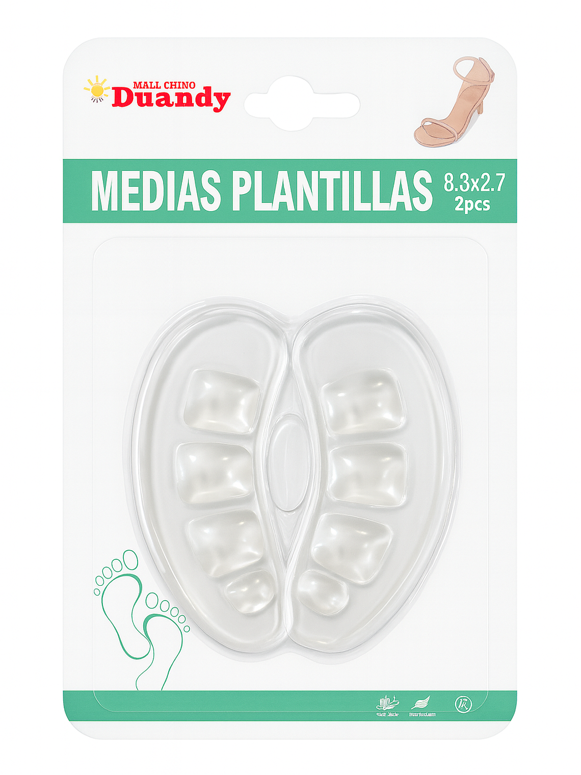 Medias Plantillas de Silicona 1