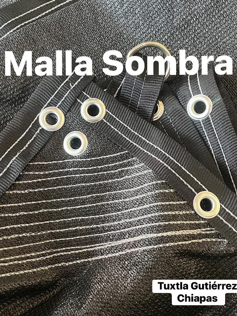 Malla sombra de 2x3 metros negro, 90% 2