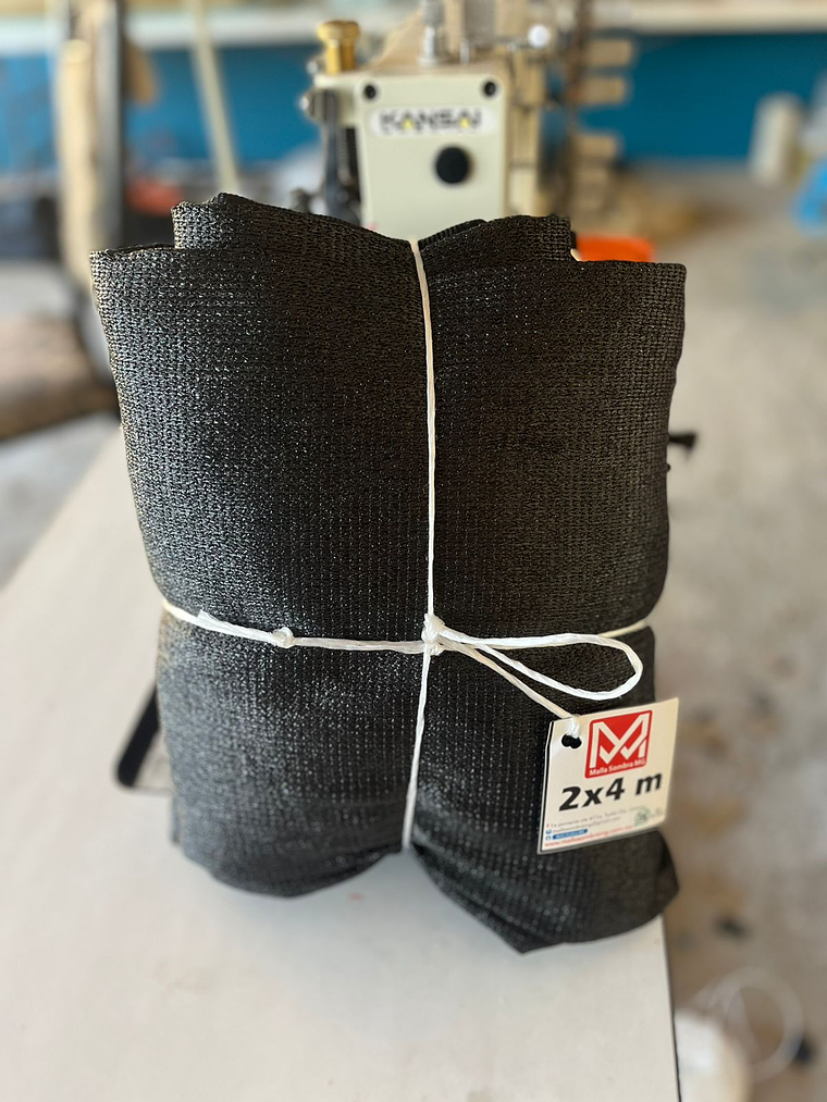 Malla sombra de 2x4 metros negro, 90% 1