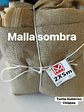 Malla sombra de 2x5 metros beige, 90% - Miniatura 1
