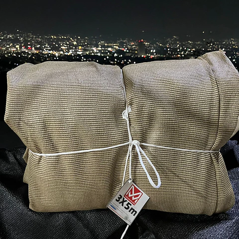 Malla sombra de 3x5 metros beige, 90%