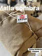 Malla sombra de 3x7 metros beige, 90% - Miniatura 1
