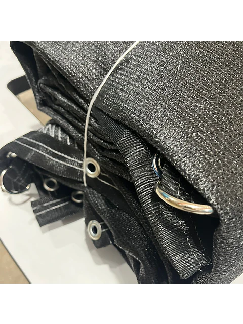 Malla sombra de 4x5 metros negro, 90%