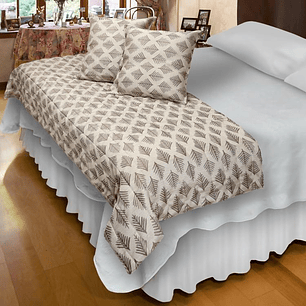 Piecera Con Fundas SK Aspen Tabaco