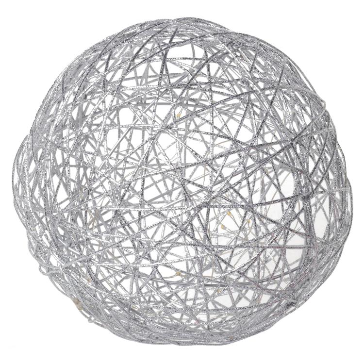 Esfera Luminosa Luces Led Silver