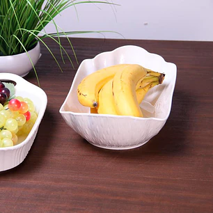 Fuente Porcelana Marina Blanca