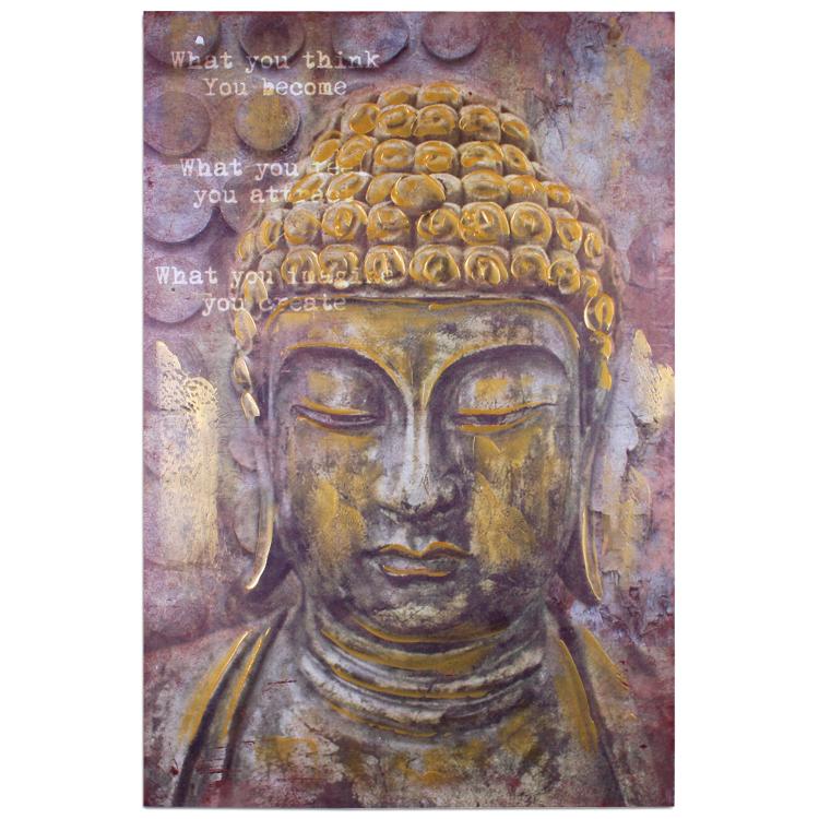 Cuadro Buda Gold