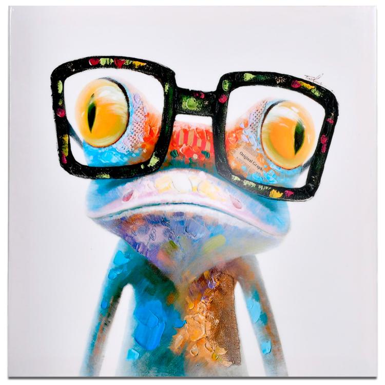 Cuadro Camaleon Hipster