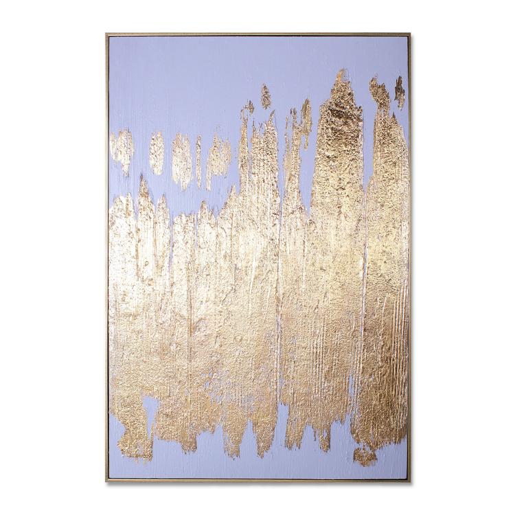 Cuadro Decorativo Ice Gold Blanco