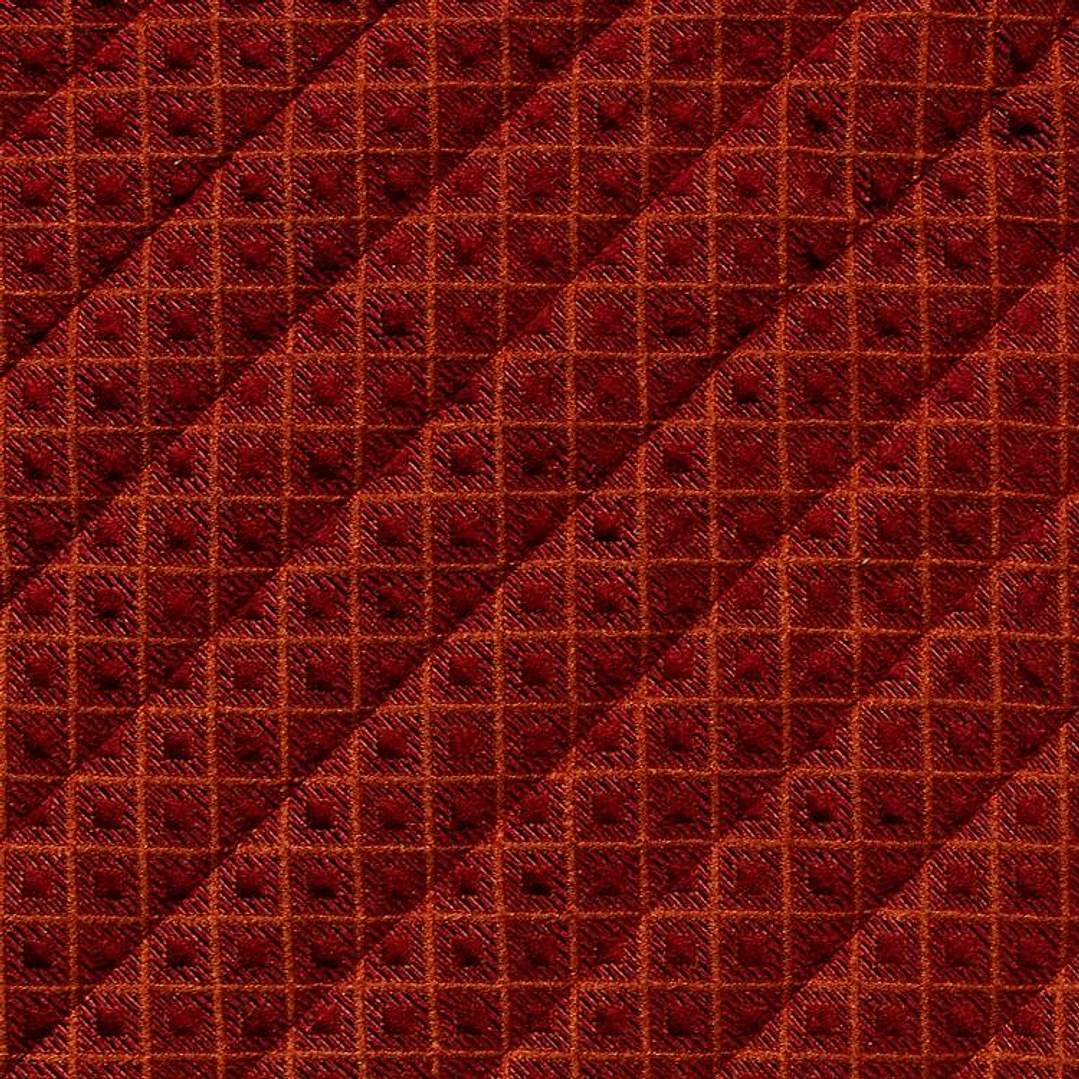 Piecera Con Fundas Rombos Burdeo 3