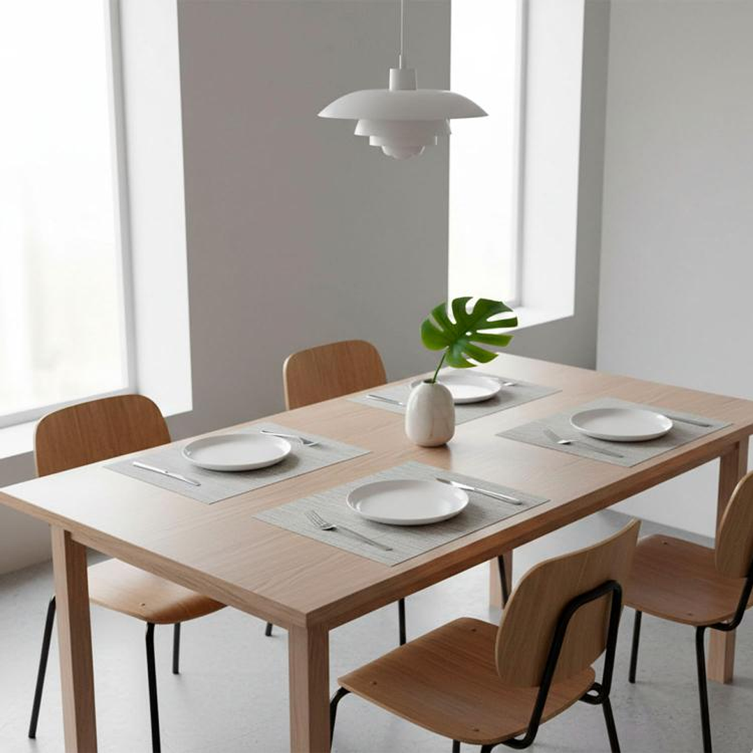 Set de Individuales Pagoda 4 Piezas Gris 3