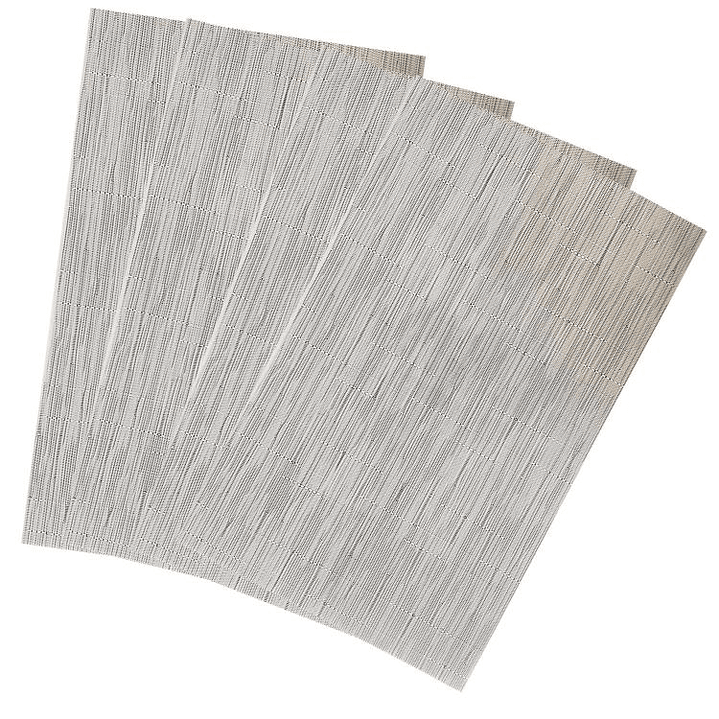 Set de Individuales Pagoda 4 Piezas Gris 1