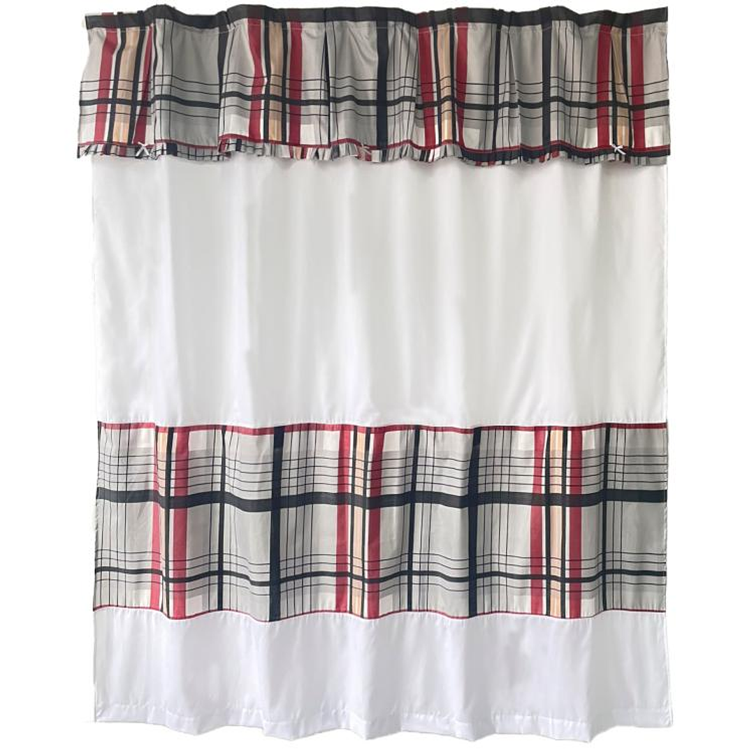 Juego Cortina para Baño Glasgow 4 Piezas  1