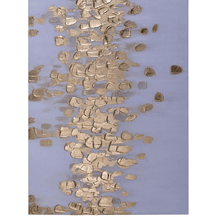 Cuadro Tornado Gold 140 x 70