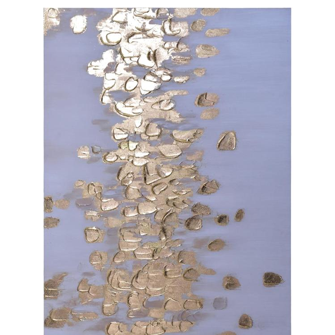 Cuadro Tornado Gold 140 x 70 3