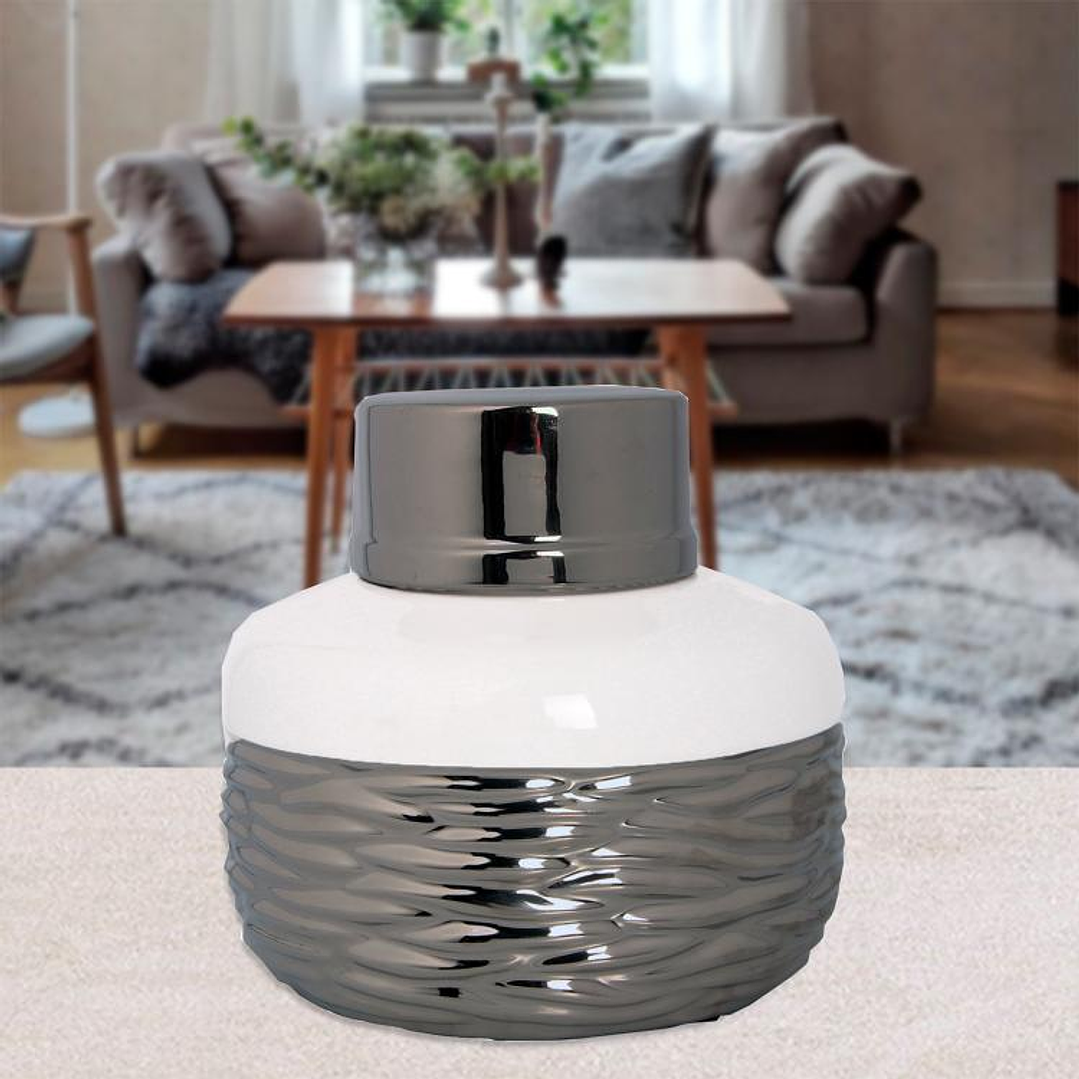 Ánfora Marsella Silver Ancha 4