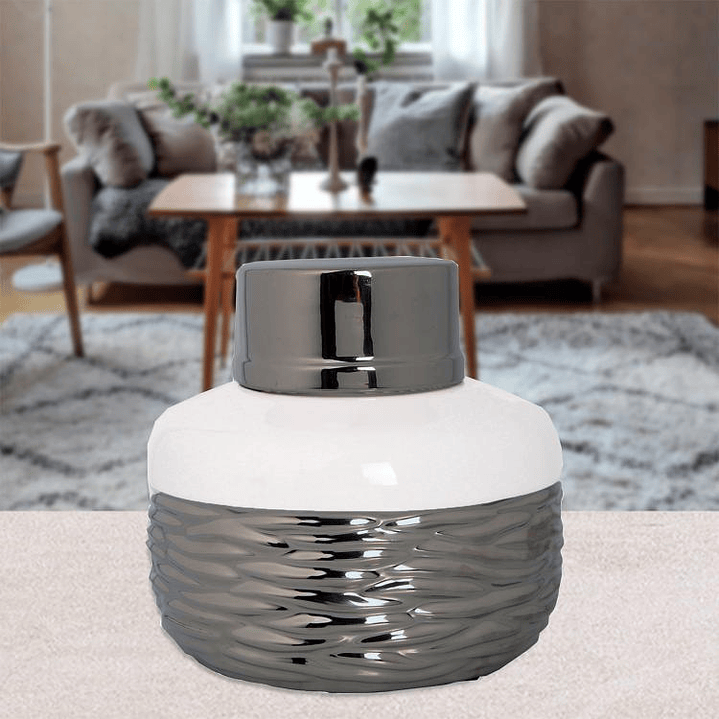 Ánfora Marsella Silver Ancha 4