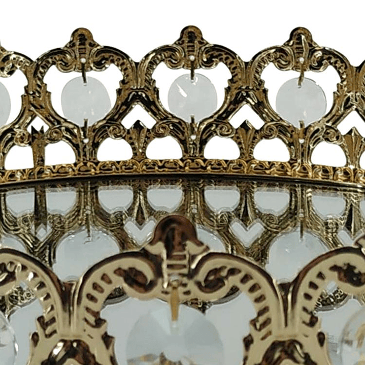 Centro de Mesa Crown Gold 3